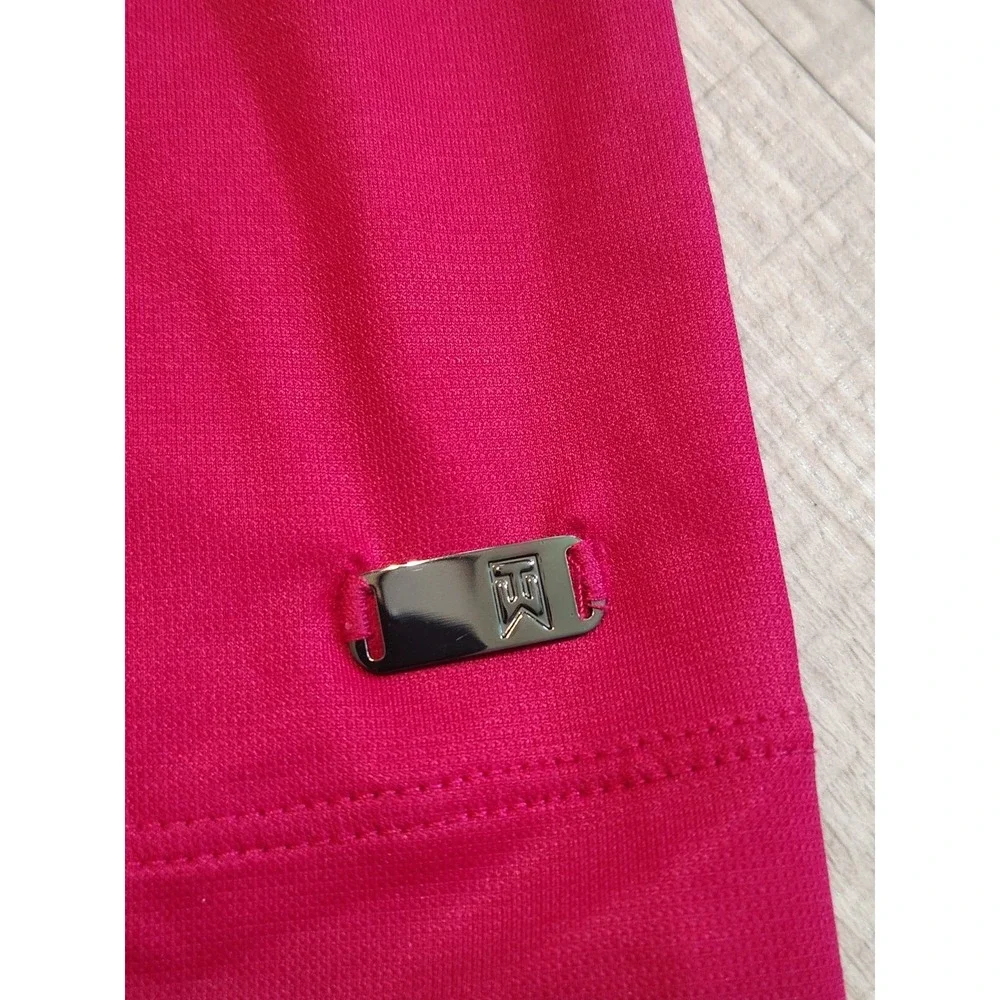 Nike Tiger Woods Collection Golf Polo Shirt Men's Size XL Fit Dry‎ Red